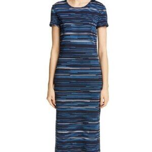 NWOT St. John striped midi dress